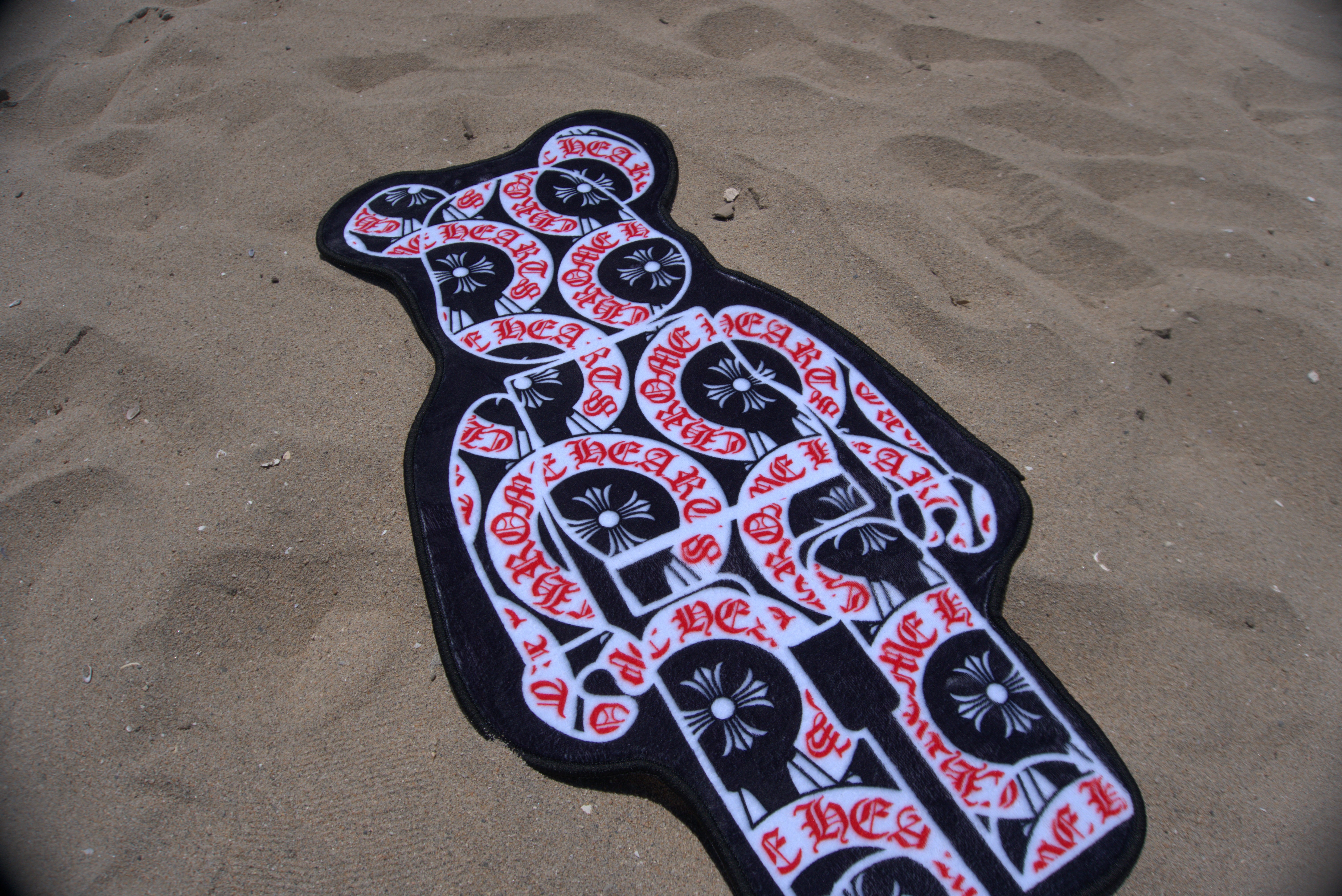 Chrome Hearts BearBrick Rug