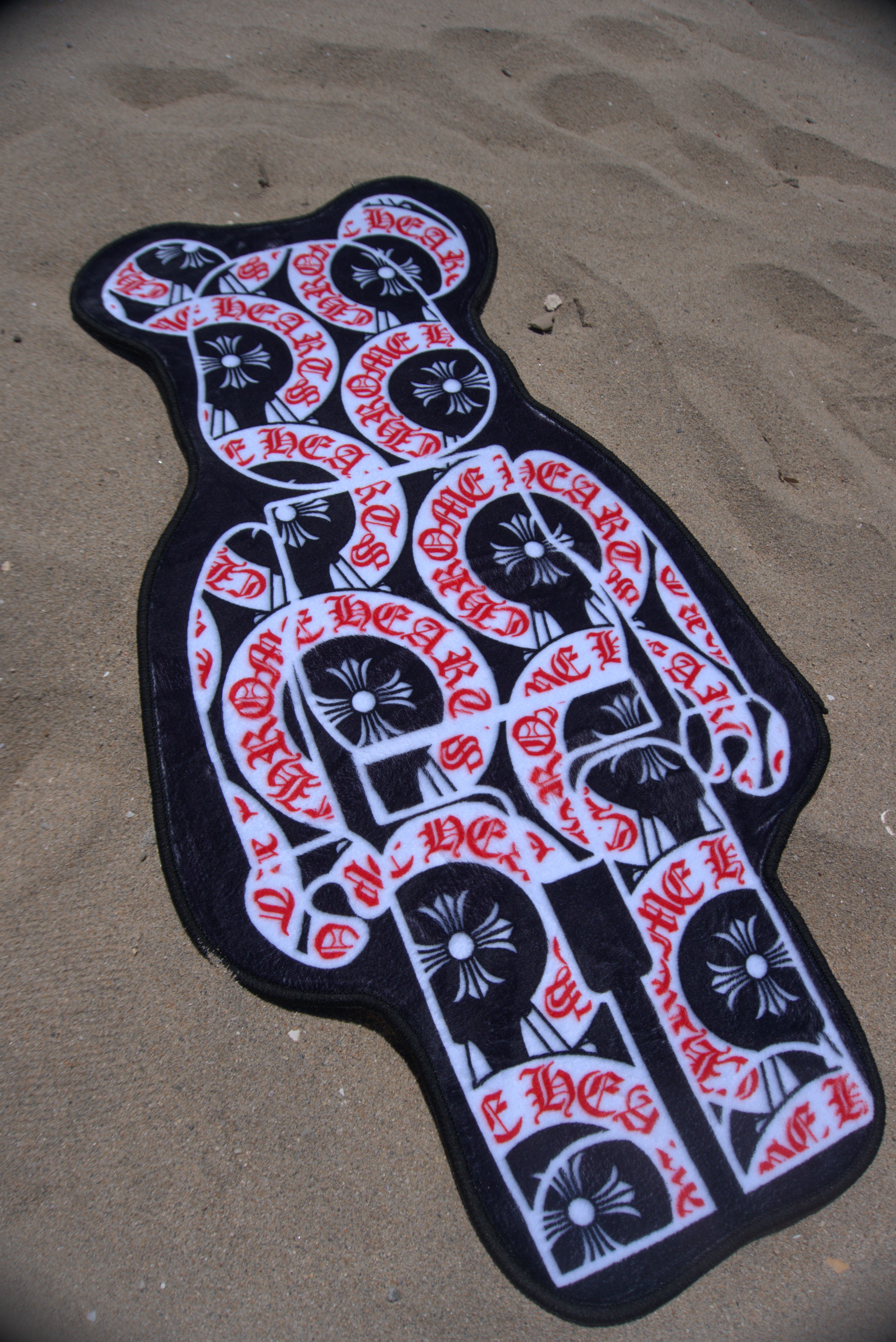 Chrome Hearts BearBrick Rug